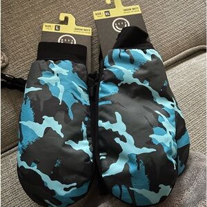 NEFF Snow Mittens Camo Print Unisex, Sizes L or XL, NWT